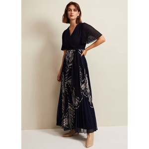 Phase Eight Abigail Printed Pleat Midaxi Dress